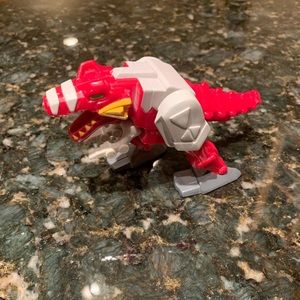 Red and Gray dinosaur toy